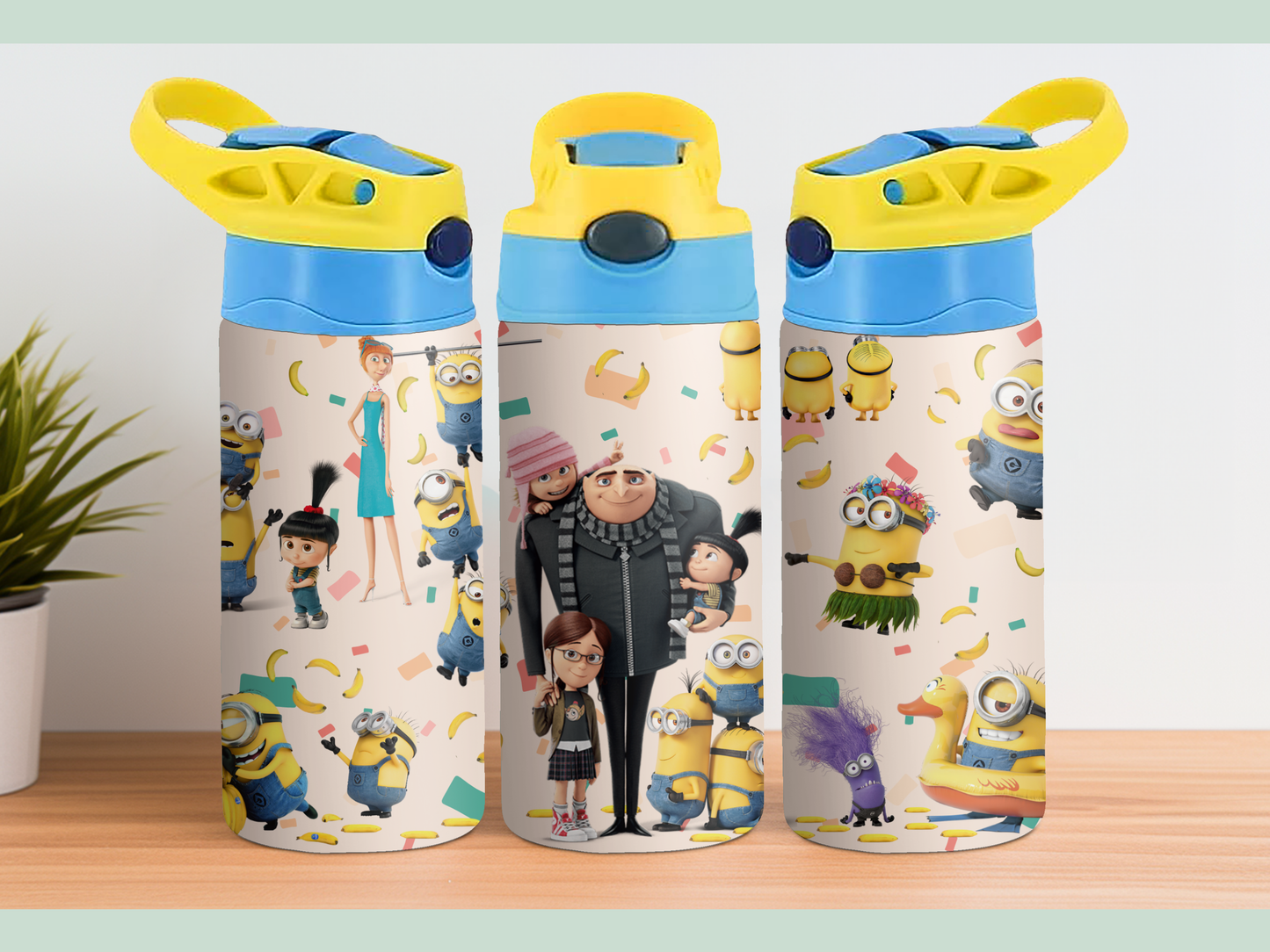 Minion Kids Popup Tumbler