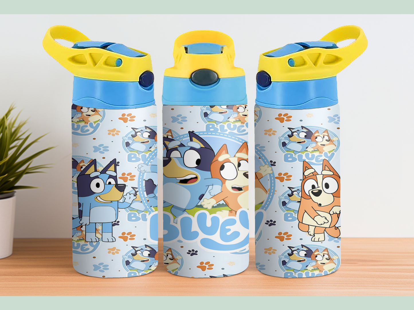 Bluey Kids Popup Tumbler