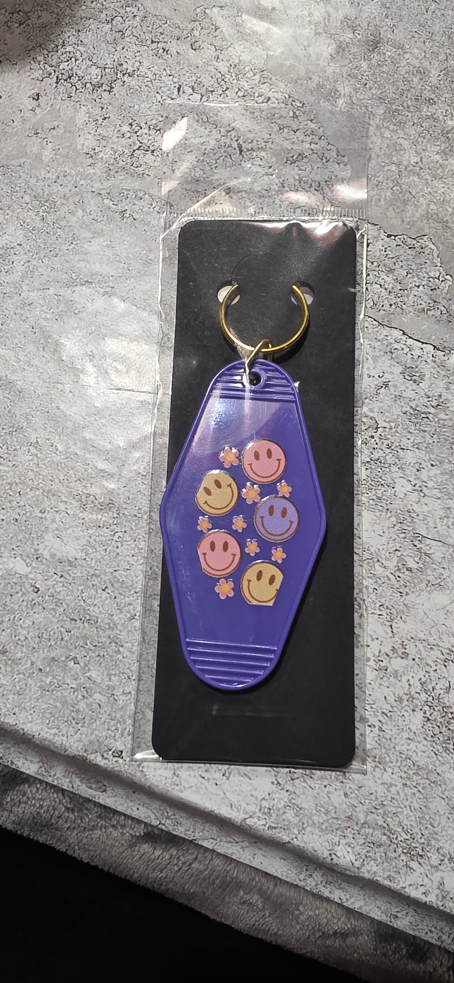 Happy Motel Keychain