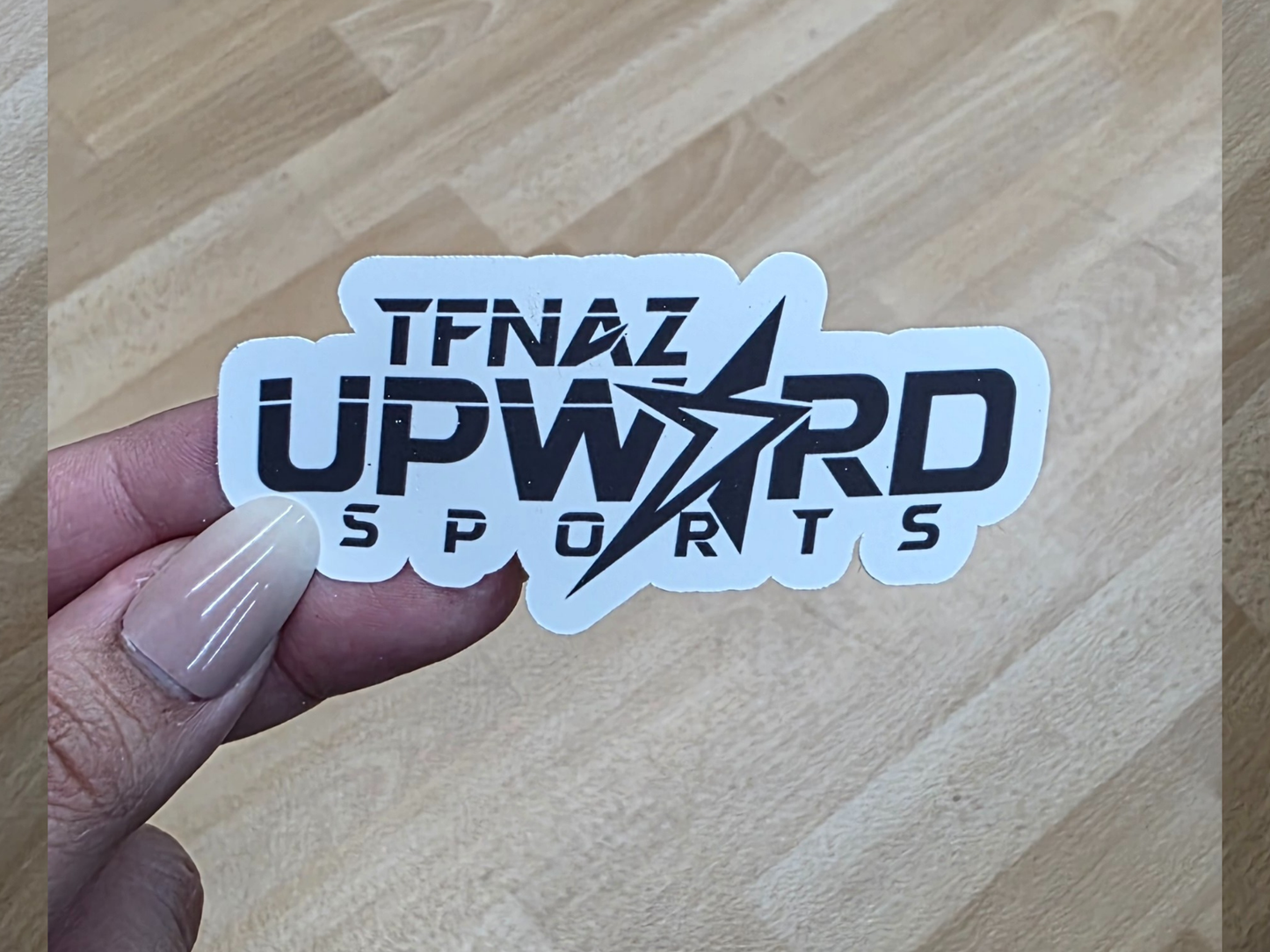 TF Naz Upward Logo Sticker