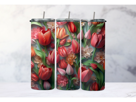 3D Tulip Tumbler