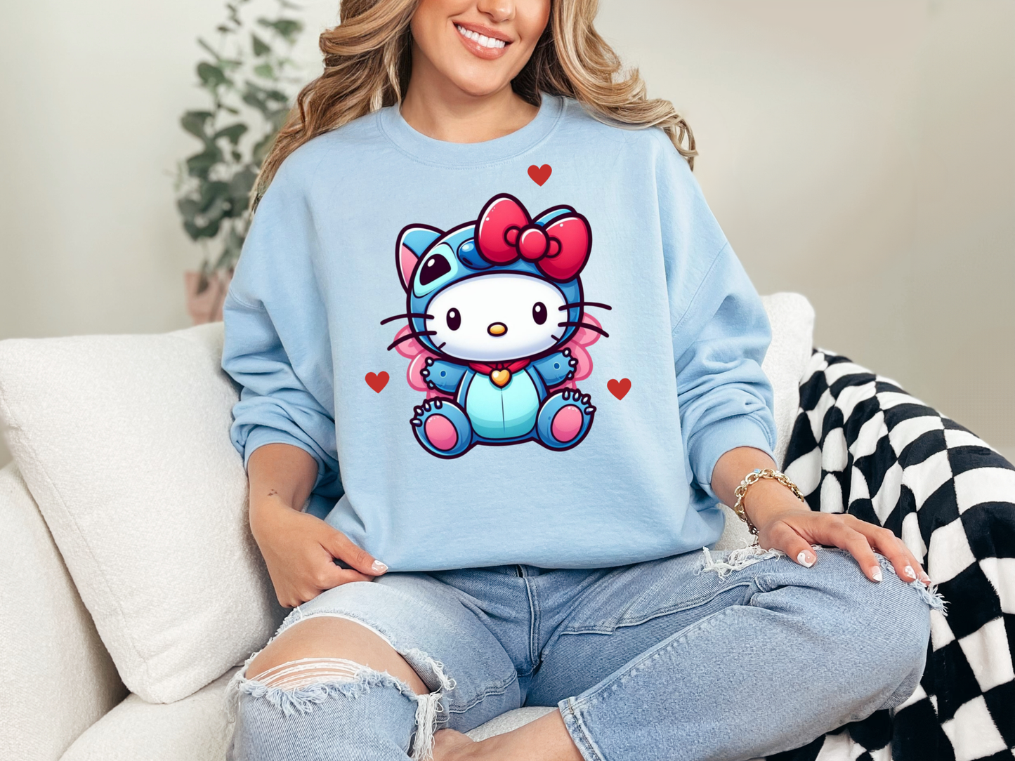 Hello Stitch Crewneck Sweatshirt