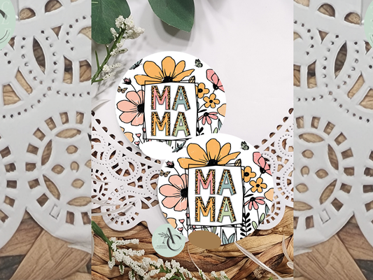 Colorful Mama Car Coasters