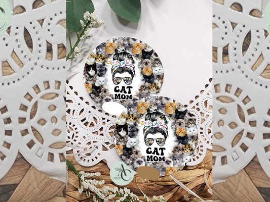 Cat Mama Car Coasters