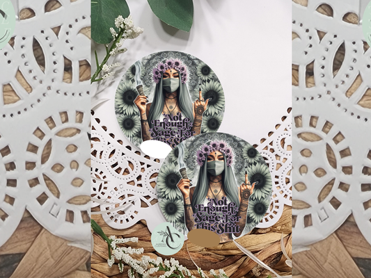 Not Enough Sage Car Coasters