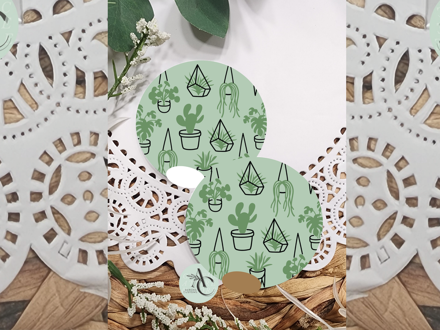 Hanging Plant Car Coasters