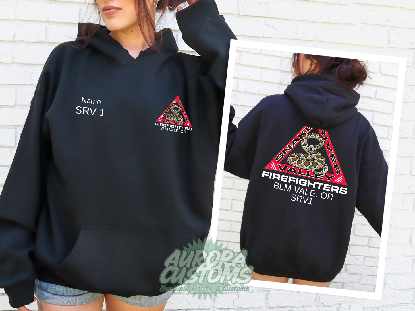 SRV 1 Black Hoodie