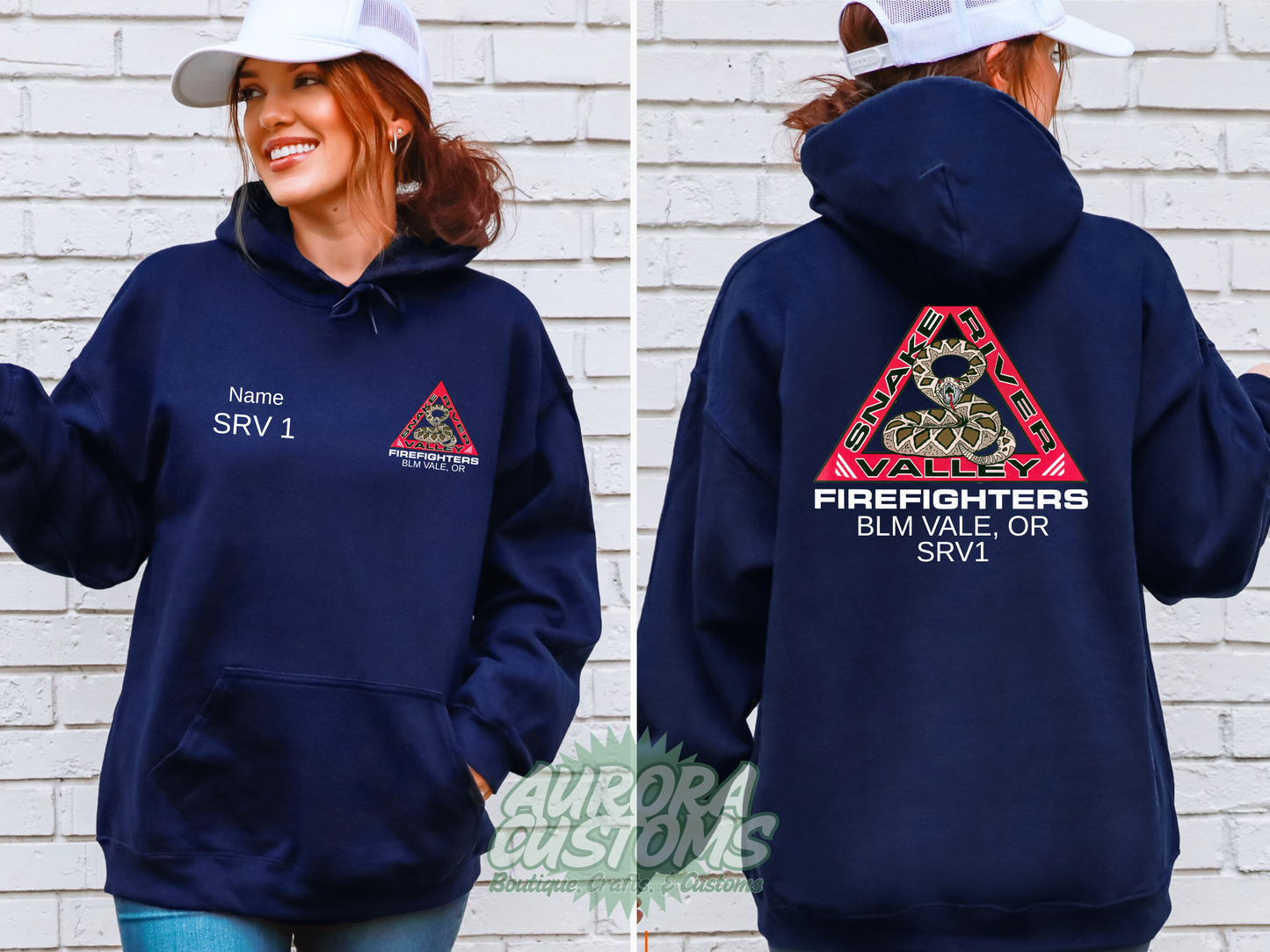 SRV 1 Navy Hoodie