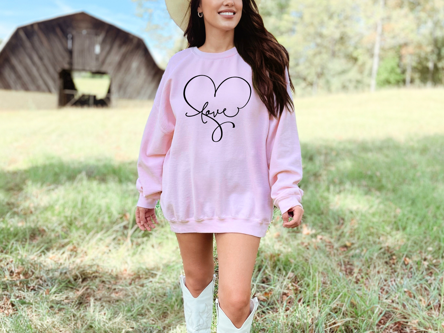 Love Crewneck Sweatshirt