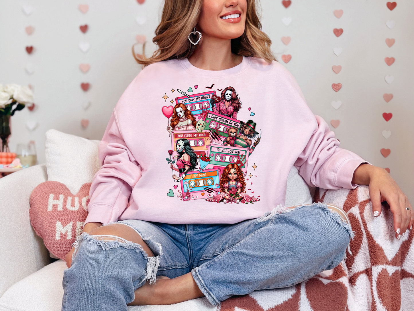 Scary Woman Tapes Crewneck Sweatshirt