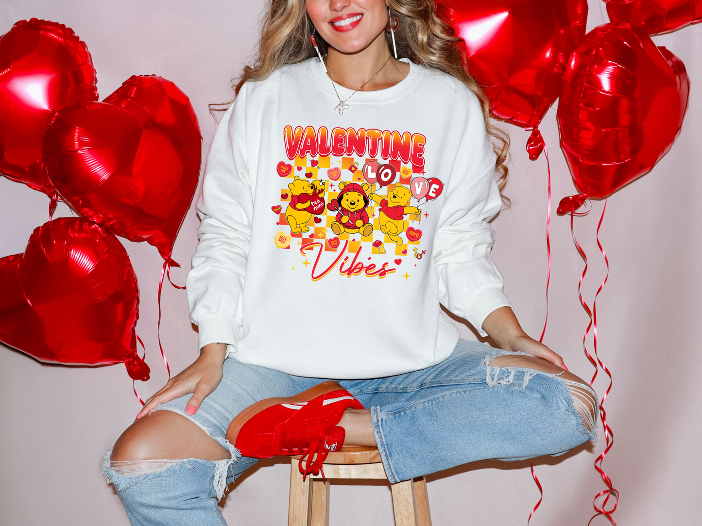 Valentine Vibes Crewneck Sweatshirt