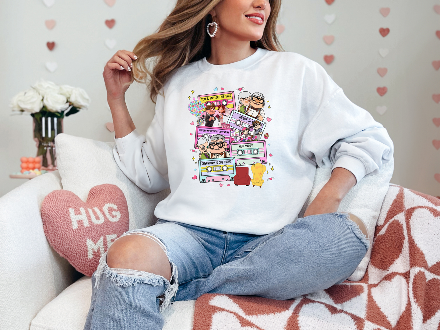 Up Tapes Crewneck Sweatshirt
