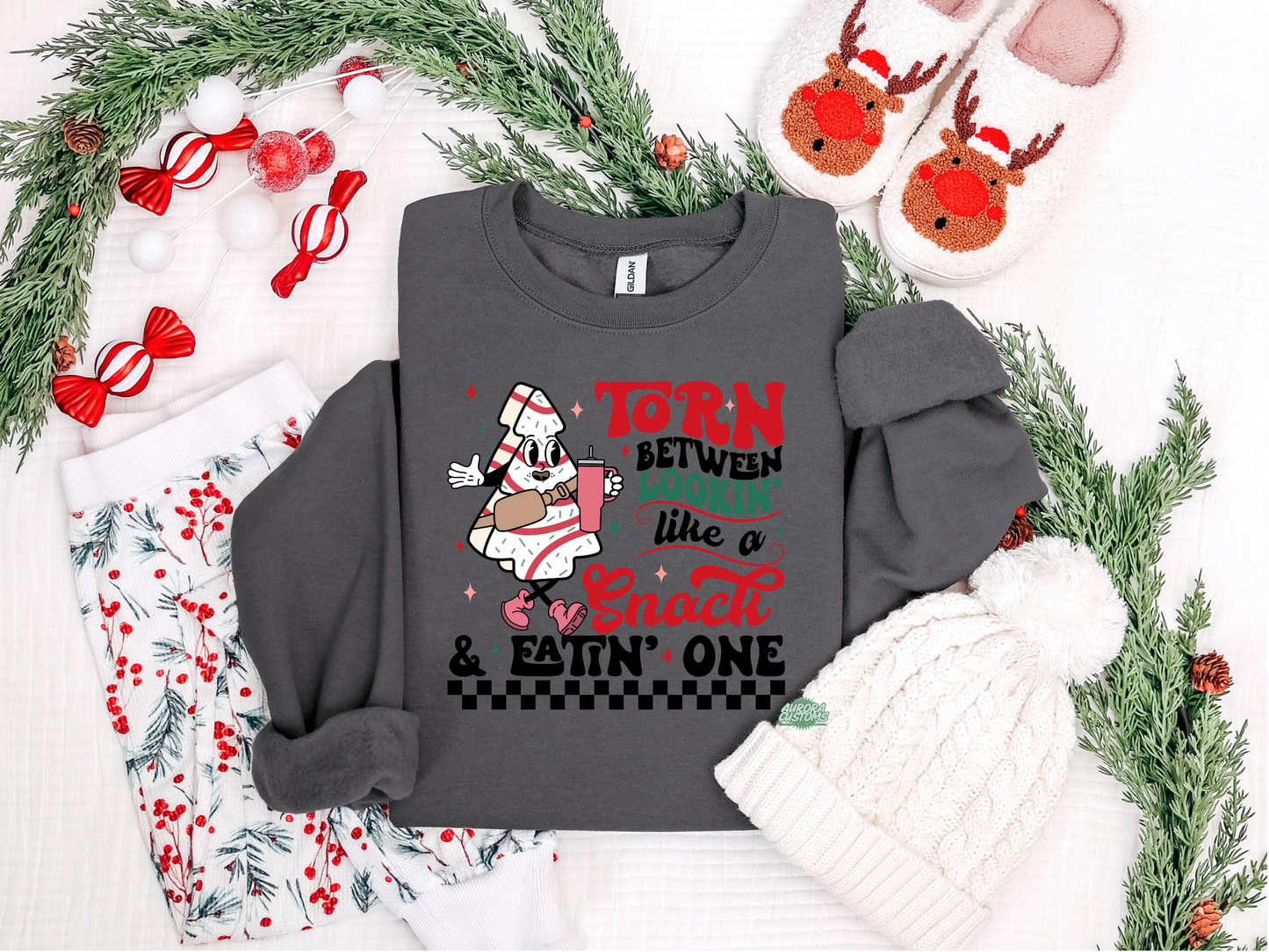 Looking Like A Snack Crewneck Sweatshirt