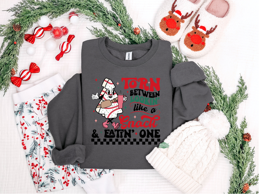 Looking Like A Snack Crewneck Sweatshirt