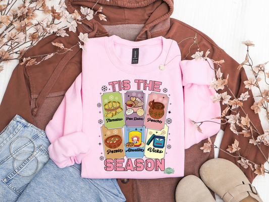 Tis The Season (PINK) Crewneck Sweatshirt