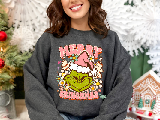 Merry Grinchmas Crewneck Sweatshirt