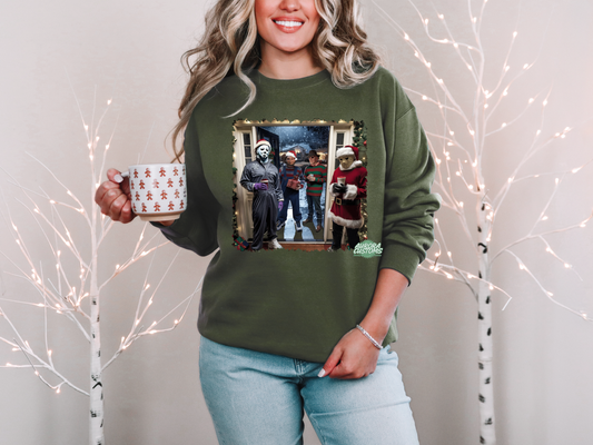 Horror Christmas Crewneck Sweatshirt