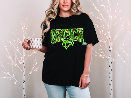 Neon Grinch T-shirt