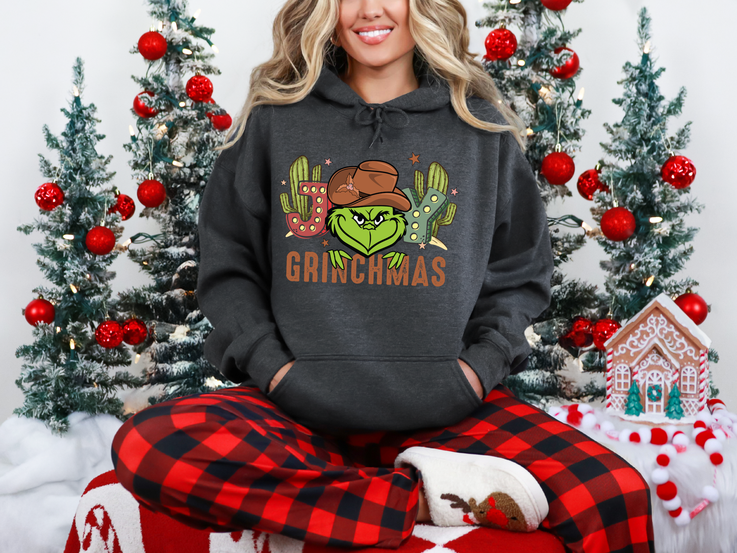 Cowboy Grinch Hoodie