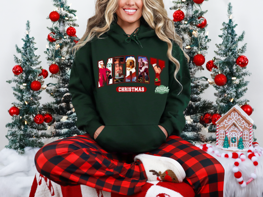 Santa Christmas Movies Hoodie