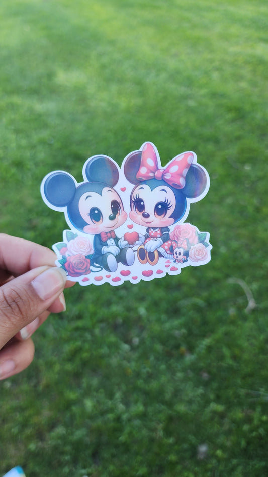 Minnie and Mickey Stickers