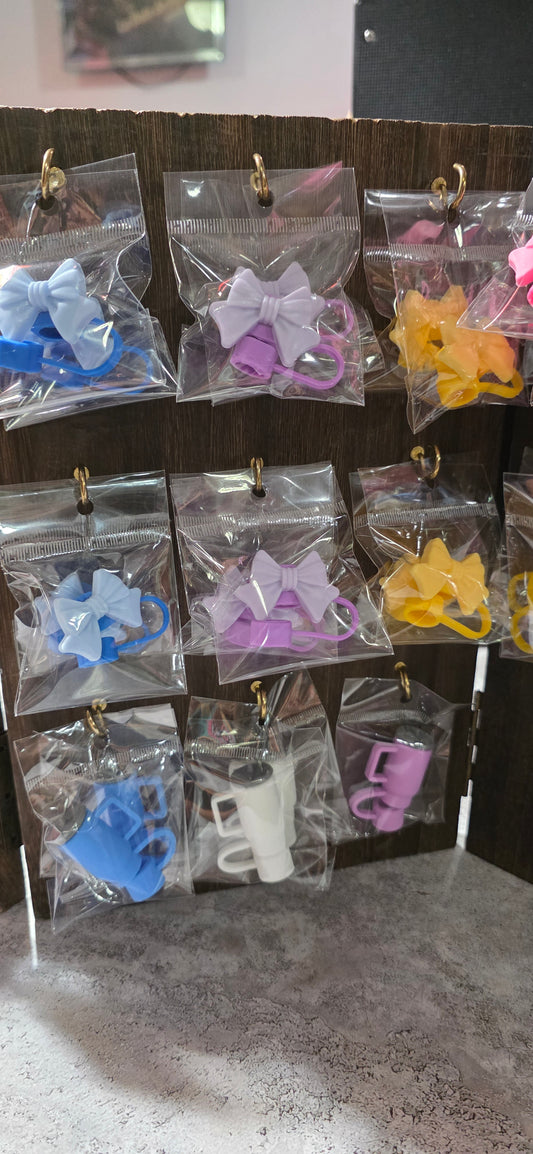 Bow Straw Toppers