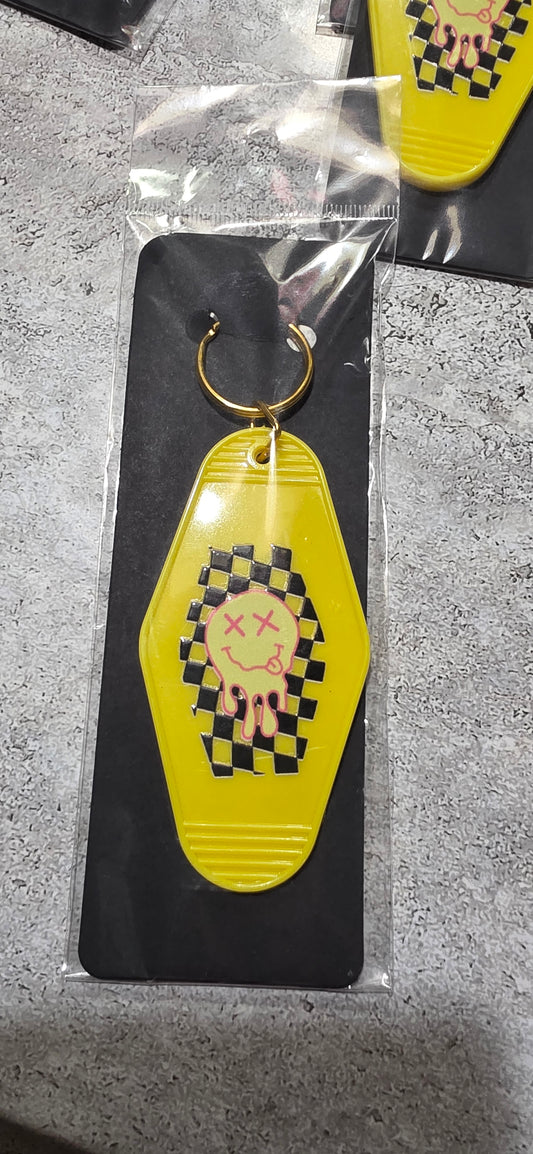 Smiley Motel Keychain
